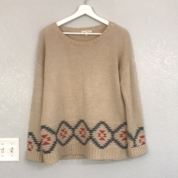 Hem & Thread Aztec Design Sweater - Picture 3 of 10